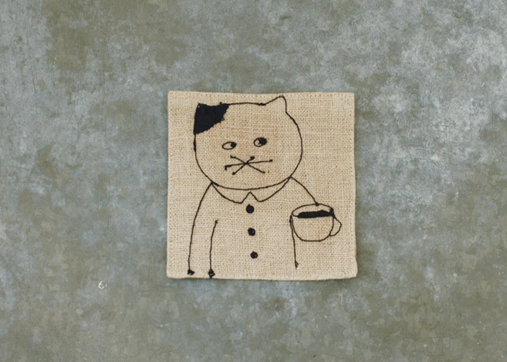 Linen Embroidered Coasters - Image 5