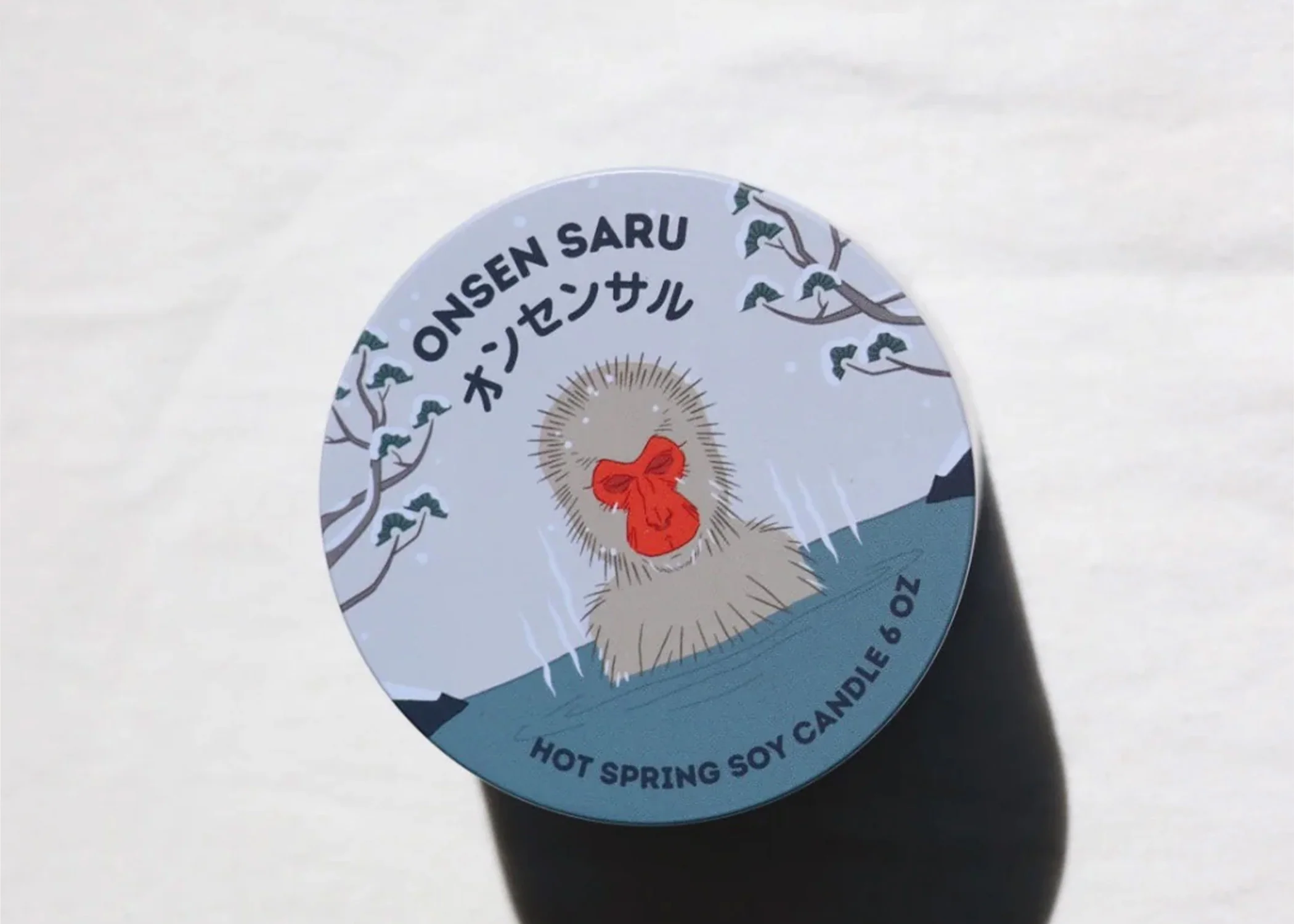 Onsen Saru Hot Spring Soy Candle - Image 3