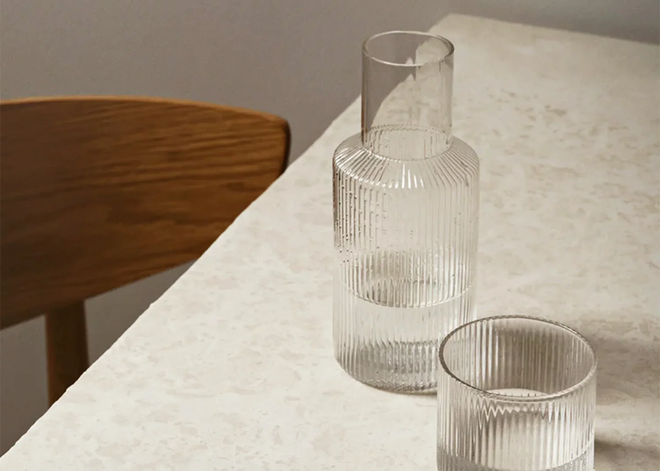 Ripple Carafe Small - Clear - Image 3