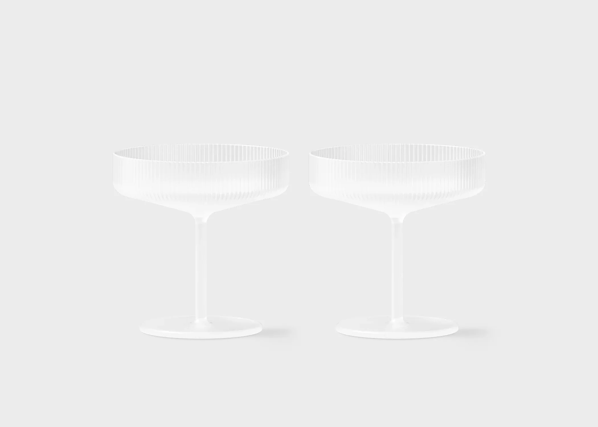 Ripple Champagne Saucers - Image 3