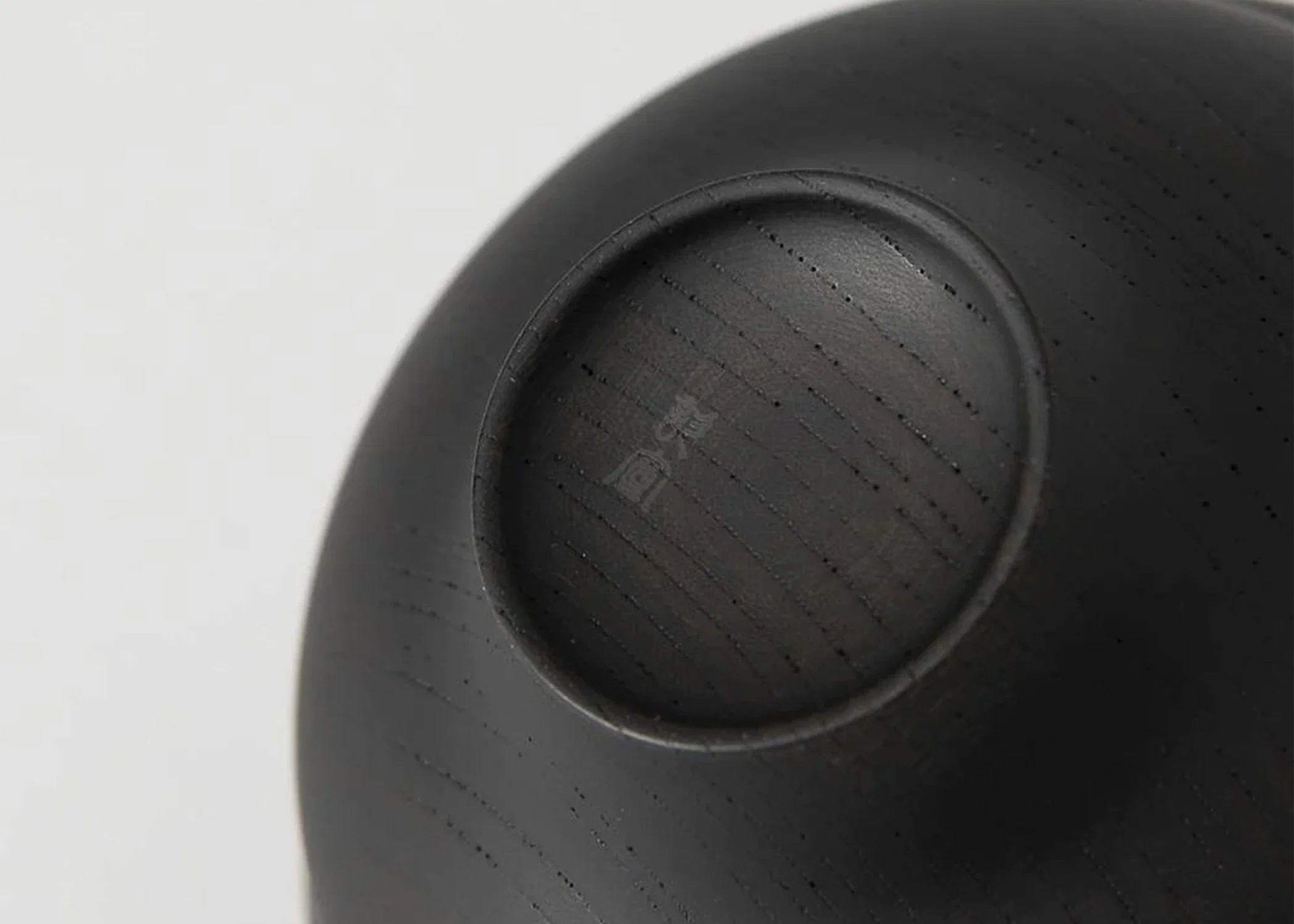 Tsumugi Wooden Bowl - Mokko, Black - Image 3